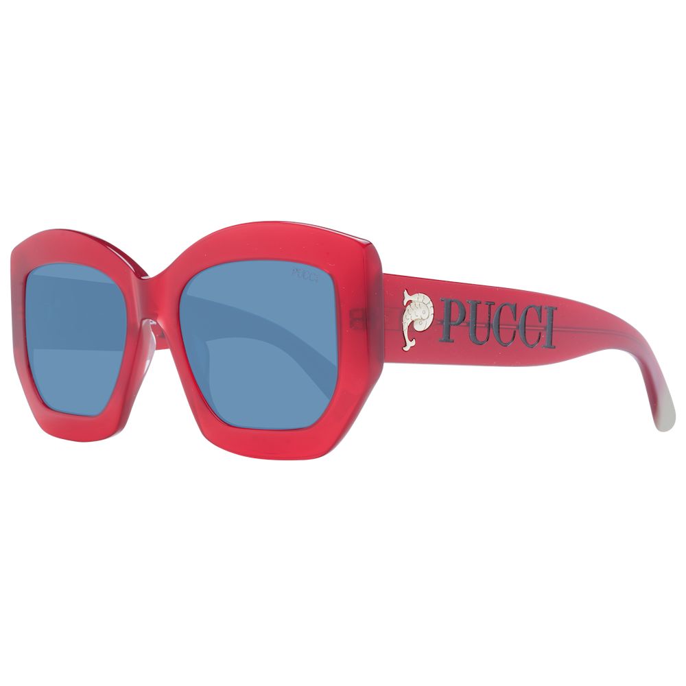 Emilio Pucci Rote Frauen-Sonnenbrille