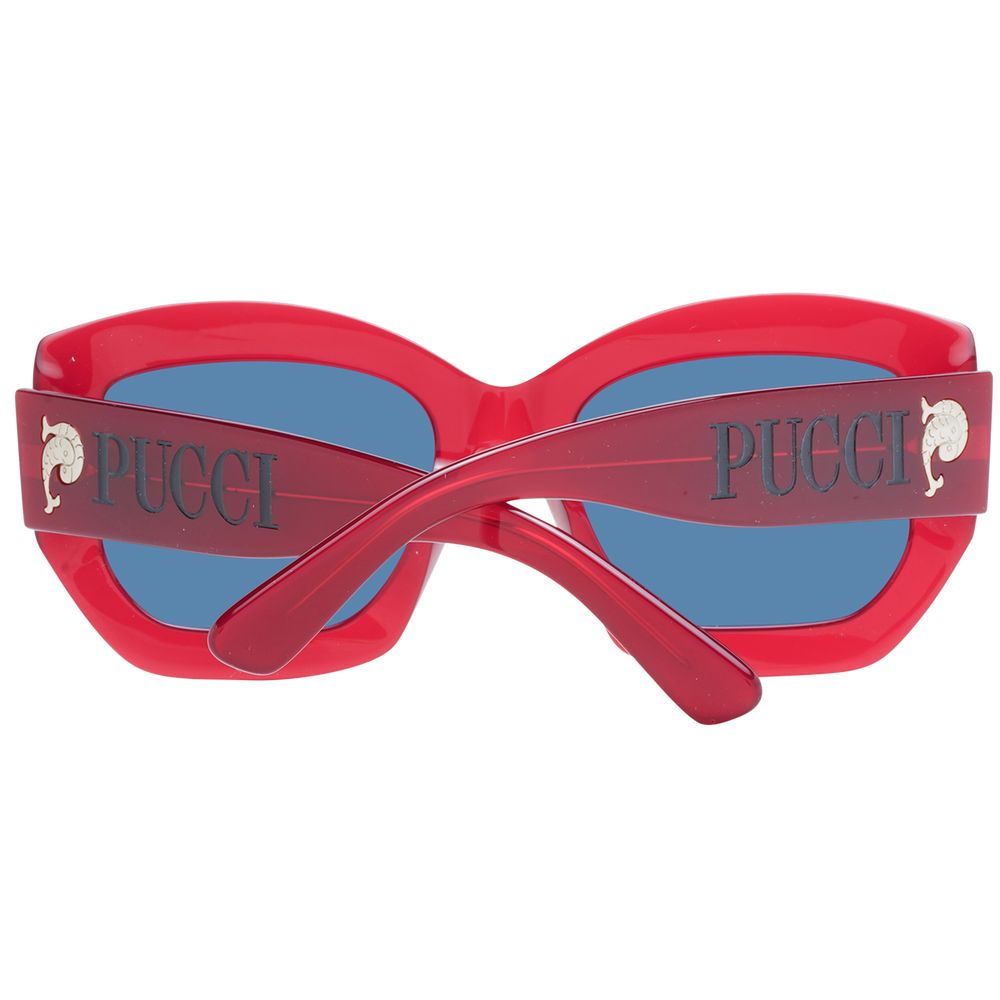 Emilio Pucci Rote Frauen-Sonnenbrille