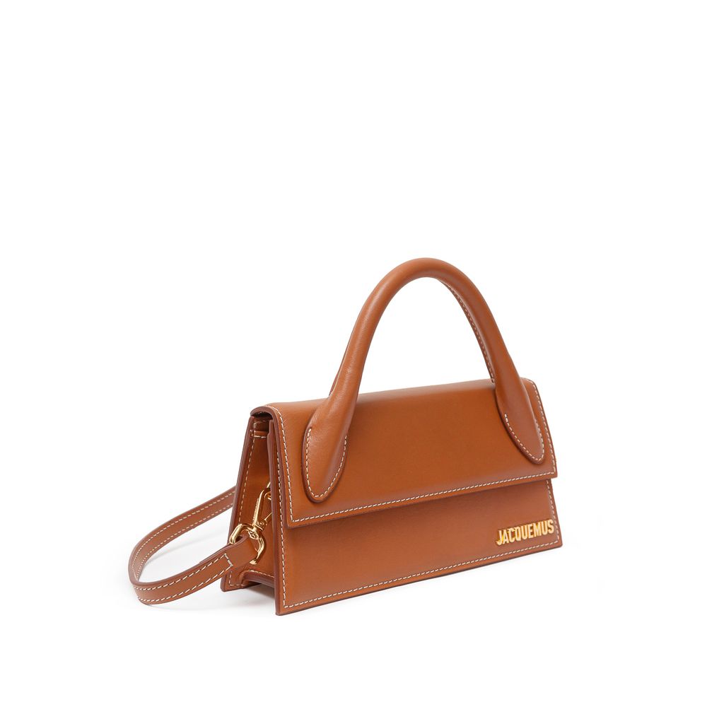 Jacquemus Braune Lederhandtasche