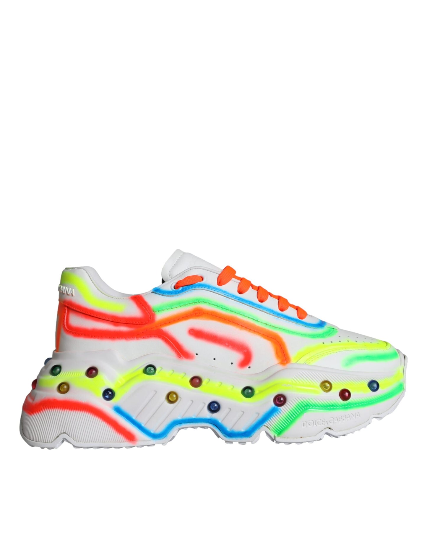 Dolce & Gabbana Multicolor Daymaster LED beleuchtete Sneaker Schuhe