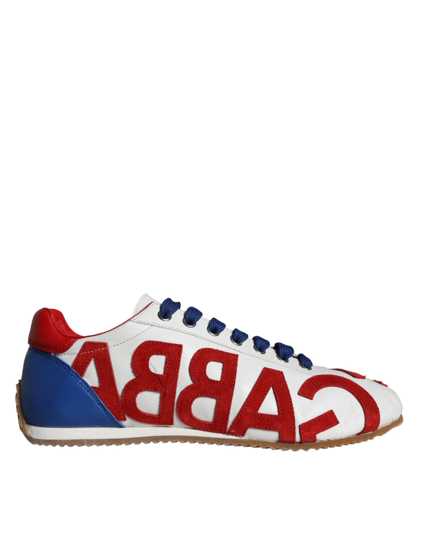 Dolce & Gabbana Multicolor Leder Logo Casual Turnschuhe Schuhe