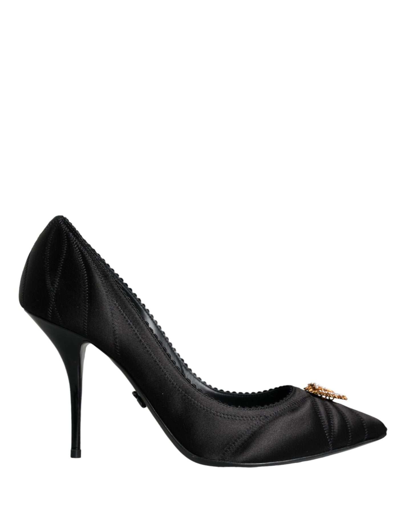 Dolce & Gabbana Schwarzes Herz DEVOTION Heels Pumps Schuhe