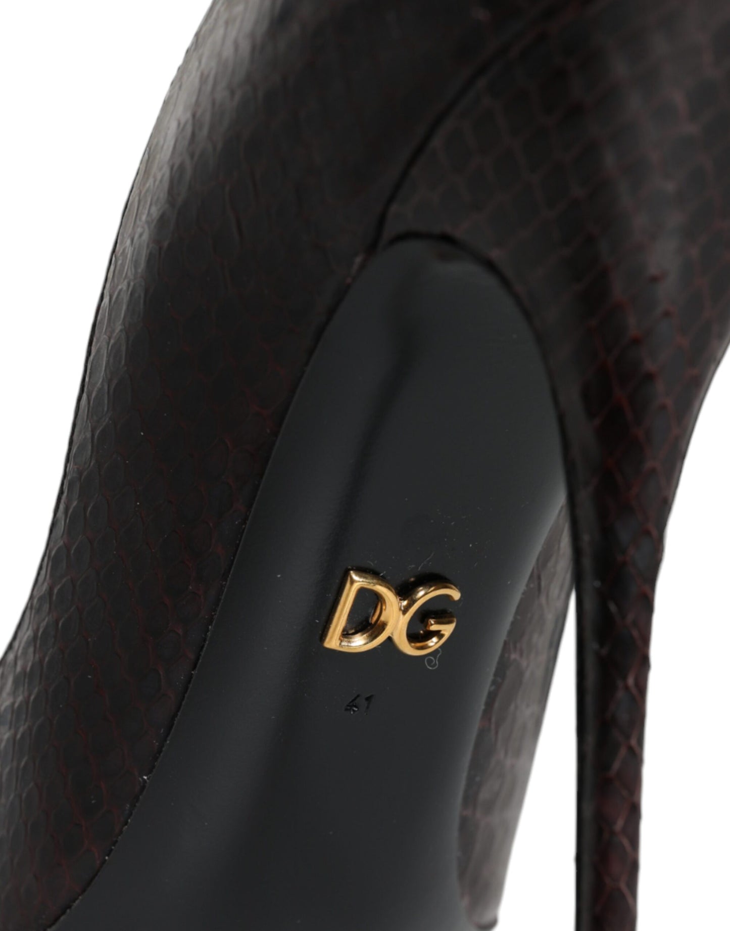 Dolce & Gabbana Multicolor Exotische Leder Absätze Pumps Schuhe