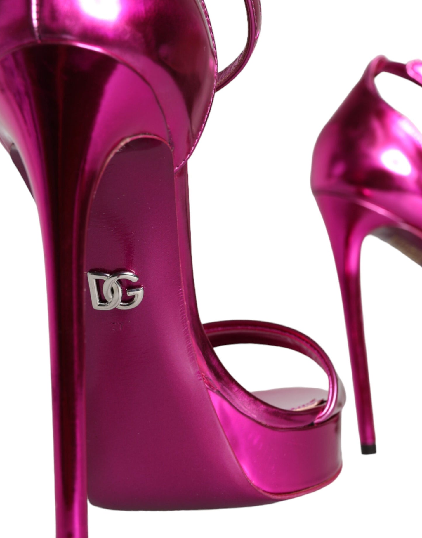 Dolce & Gabbana Fuchsia KEIRA Heels Riemchensandalen Schuhe