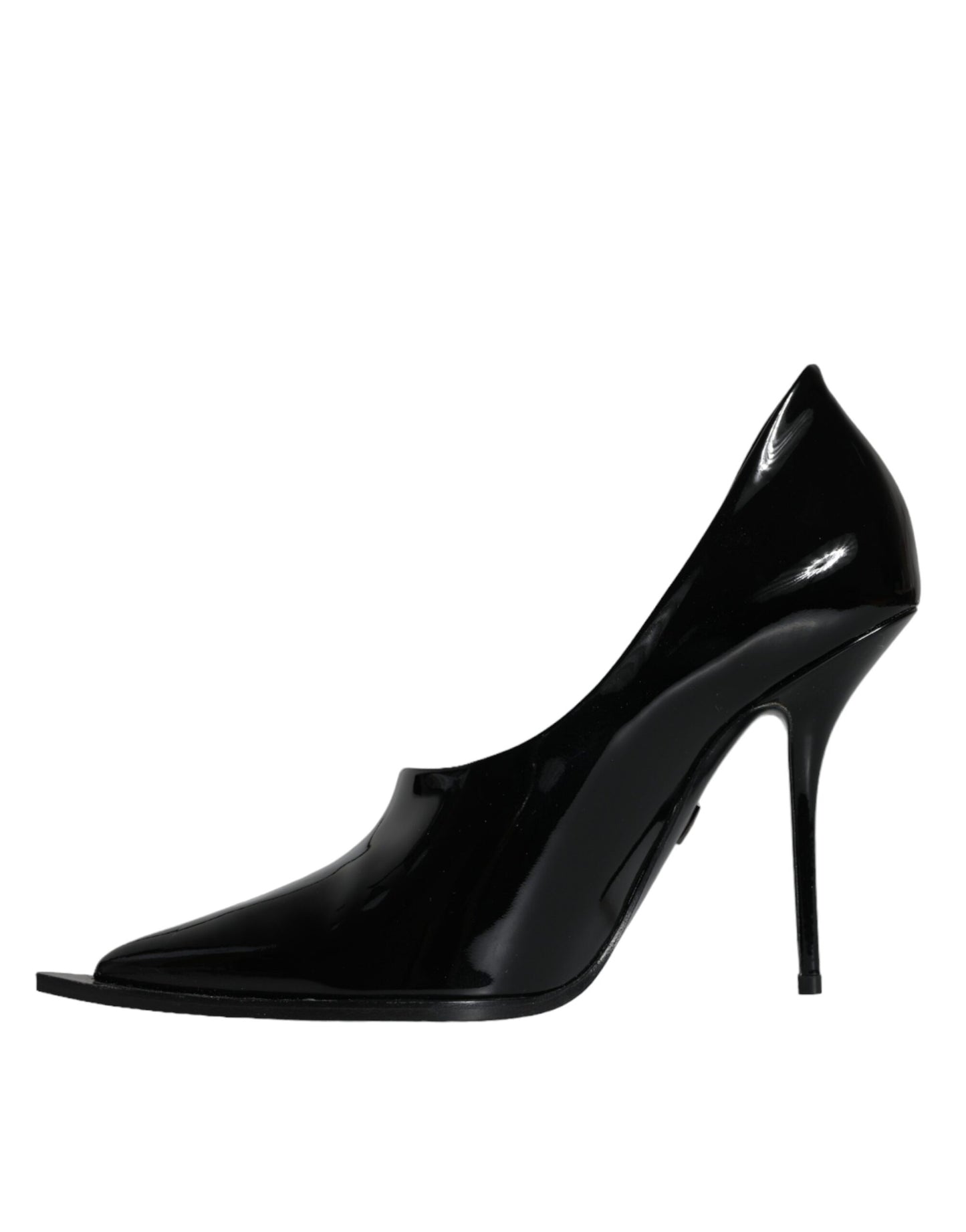 Dolce & Gabbana Schwarze Lackleder High Heels Pumps Schuhe