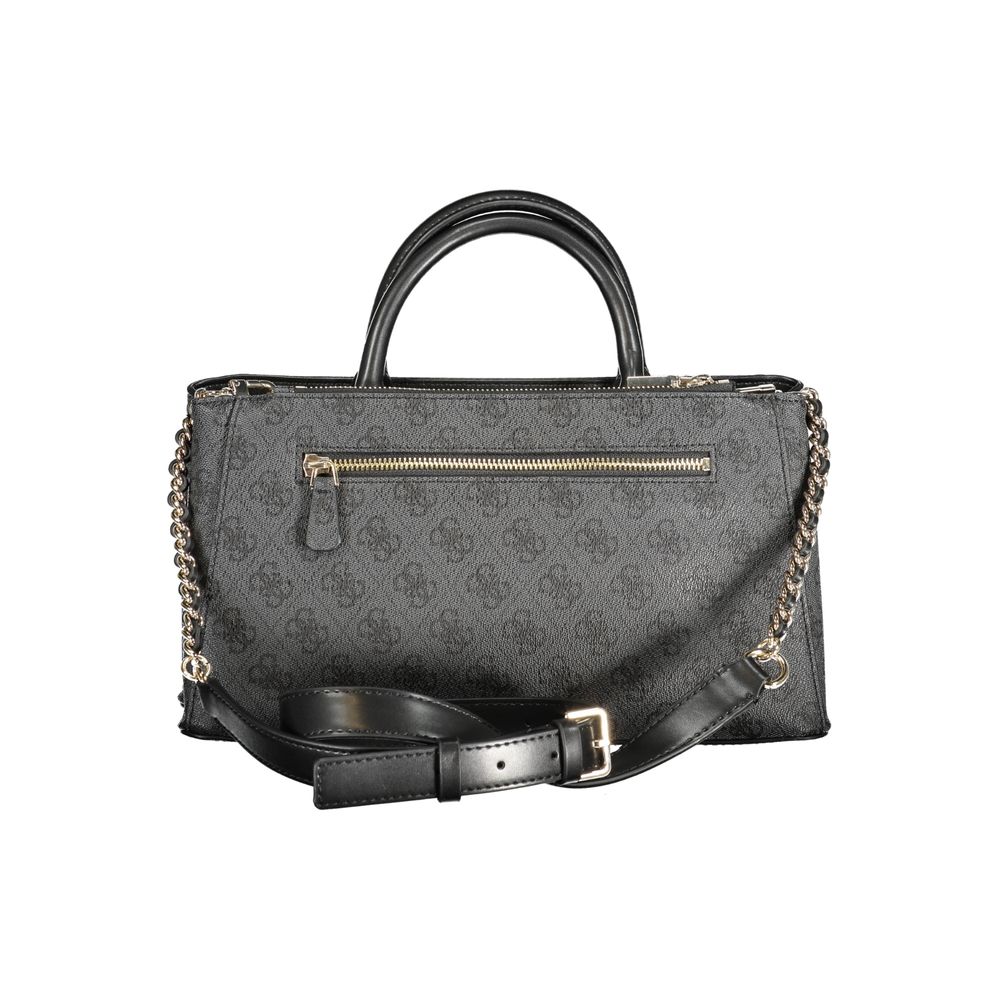 Guess Jeans Graue Polyethylen-Handtasche