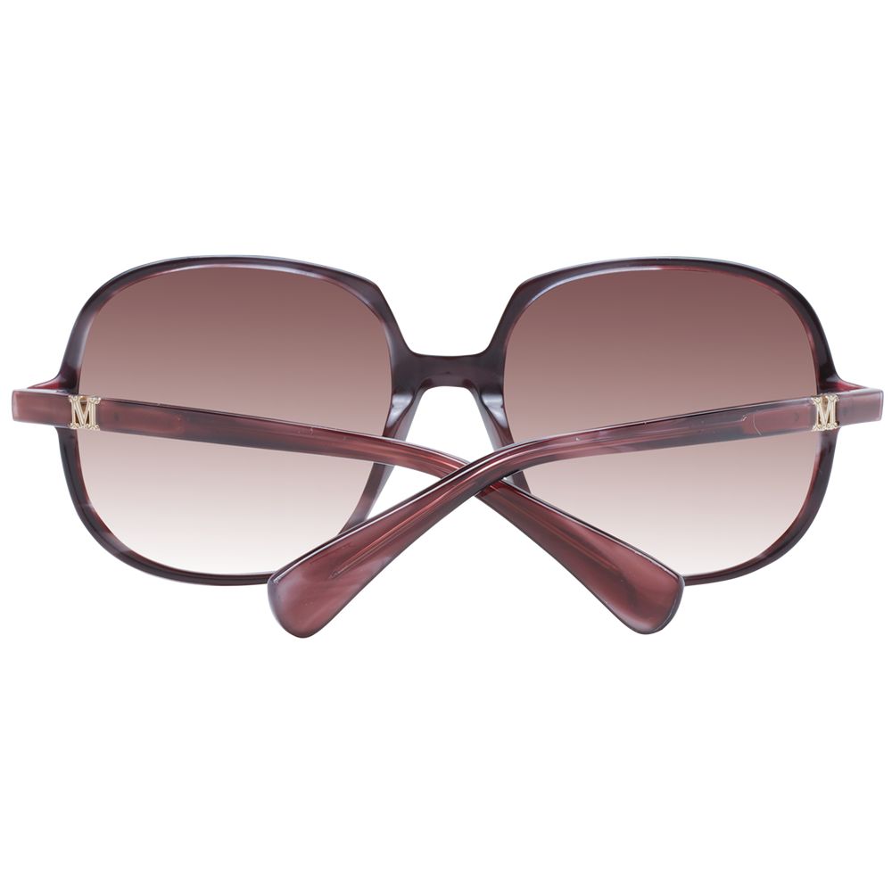 Max Mara Burgundy Frauen Sonnenbrille