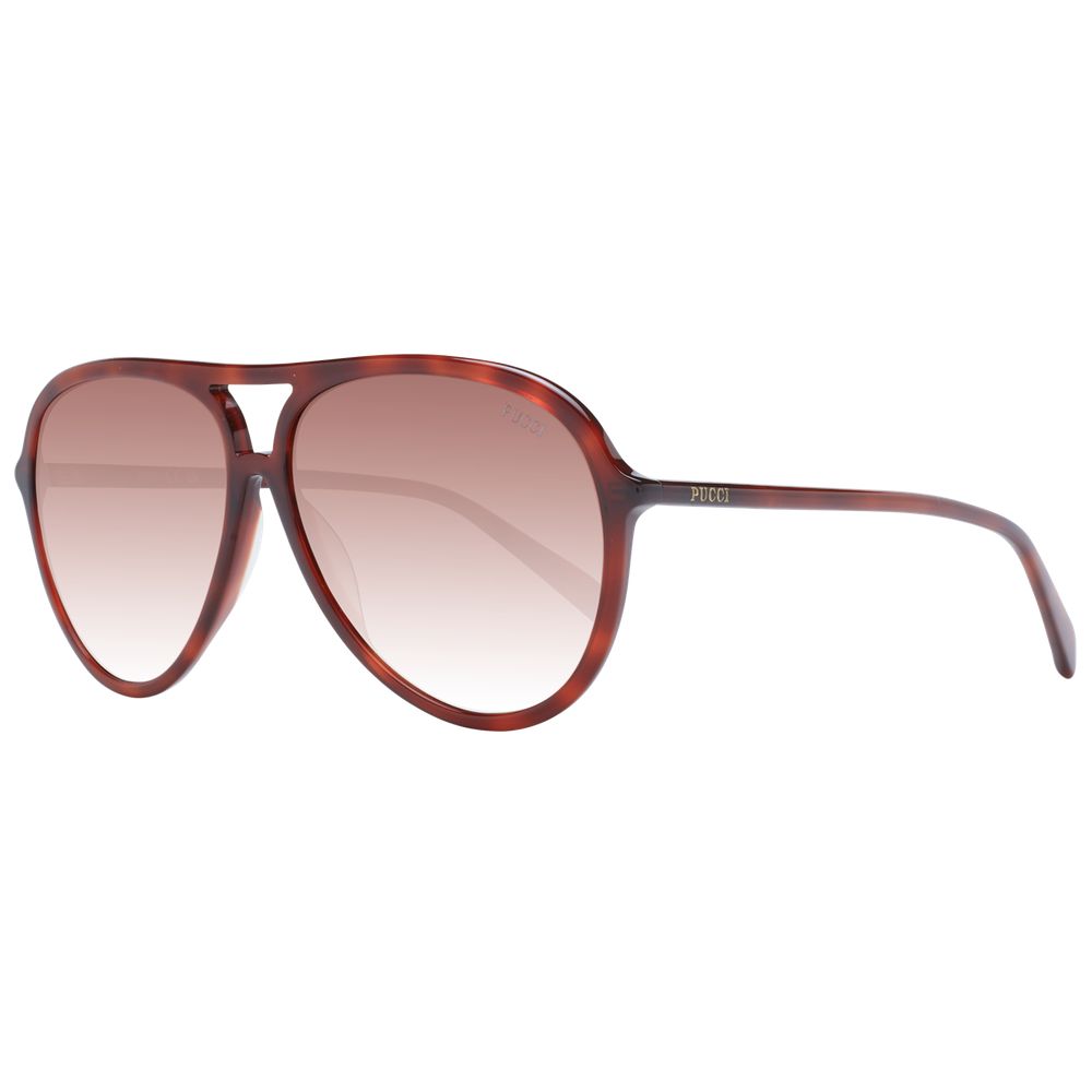 Emilio Pucci Braune Frauen Sonnenbrille