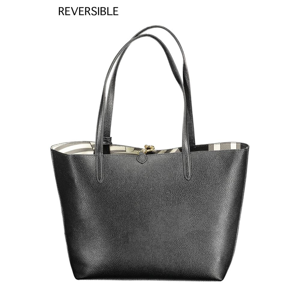 Ralph Lauren Schwarze Polyethylen-Handtasche