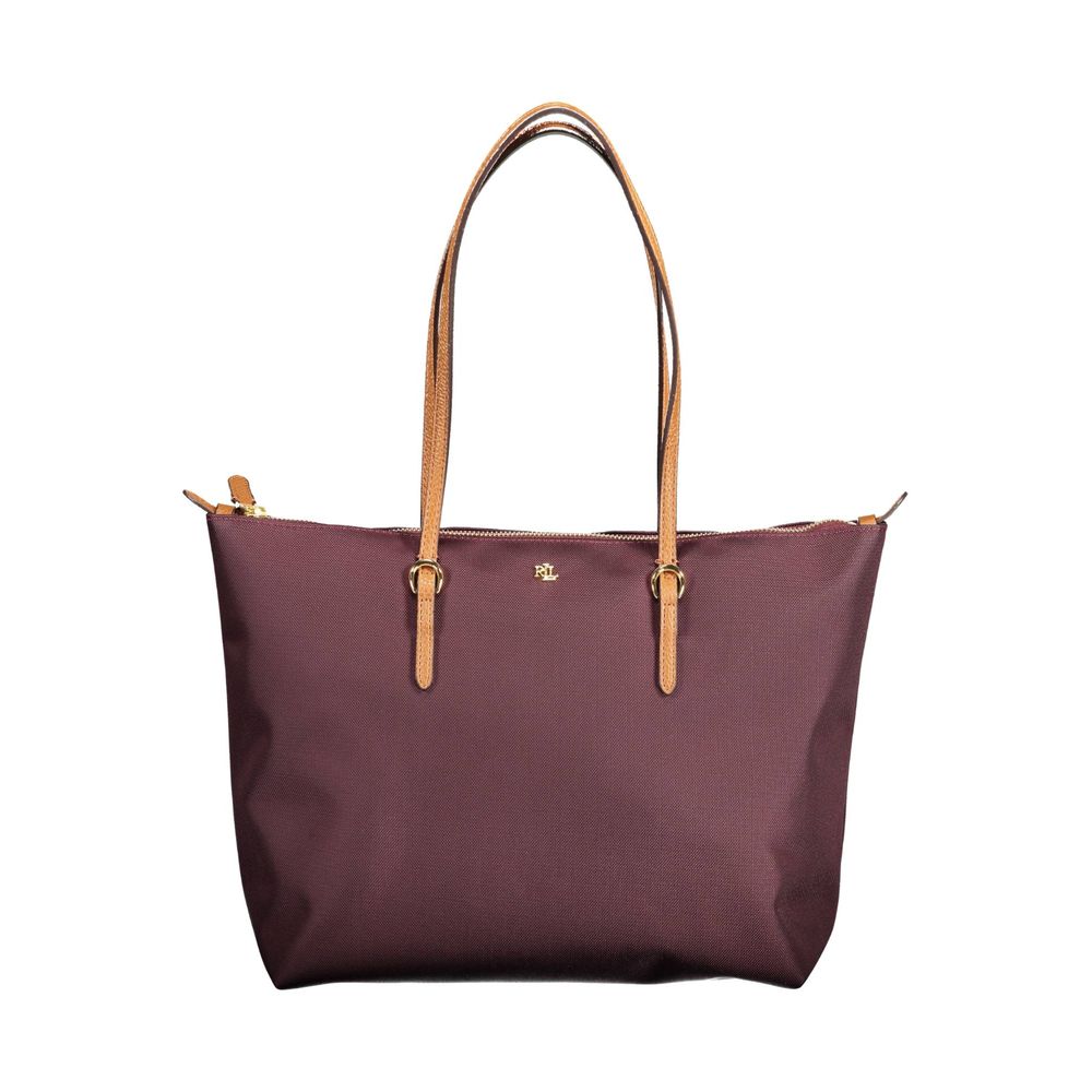 Ralph Lauren Lila Nylon Handtasche