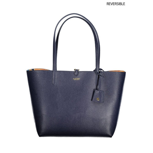 Ralph Lauren Blaue Polyethylen-Handtasche