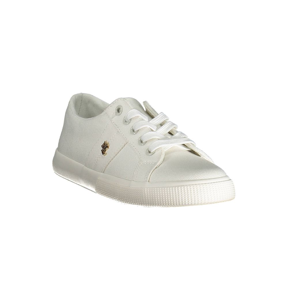 Ralph Lauren Sneaker aus weißer Baumwolle