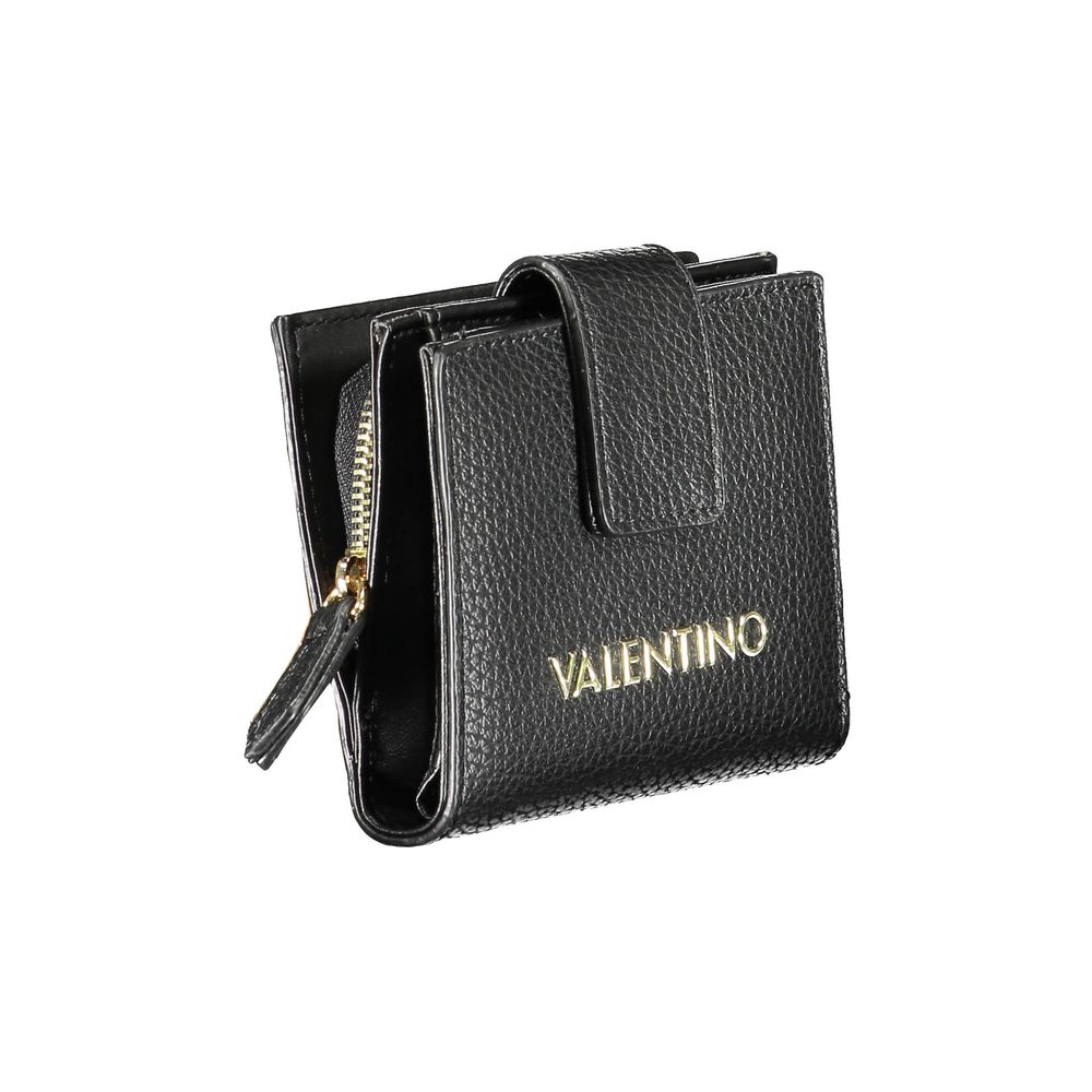 Valentino Bags Schwarzes Portemonnaie aus Polyethylen