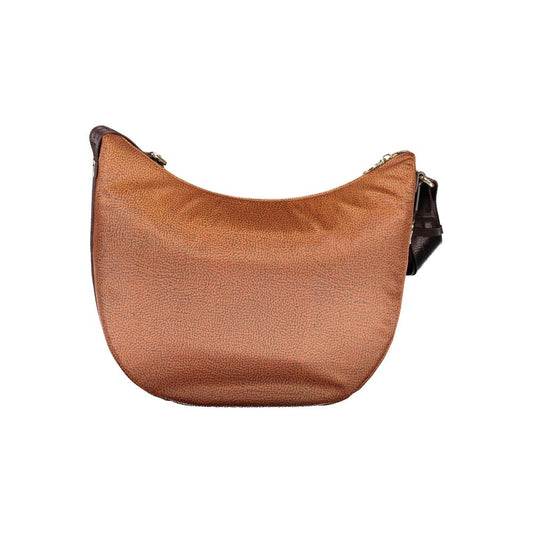 Borbonese Braune Polyester Handtasche