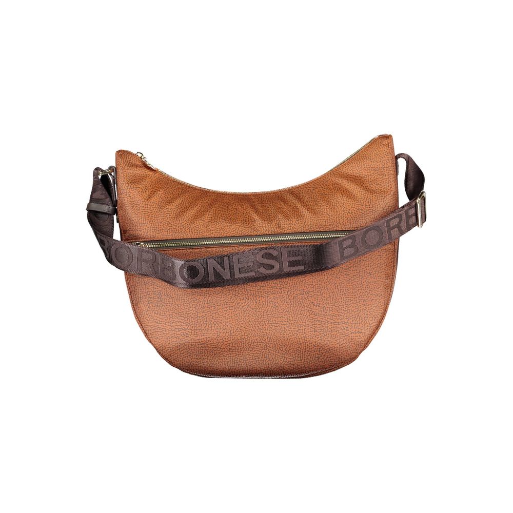 Borbonese Braune Polyester Handtasche