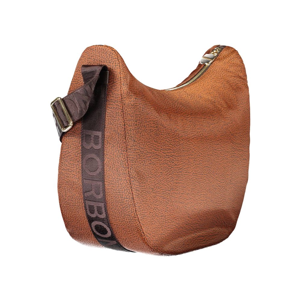 Borbonese Braune Polyester Handtasche