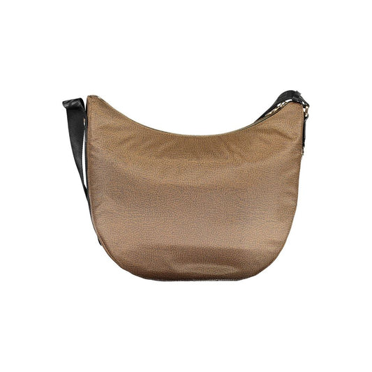 Borbonese Braune Polyester Handtasche