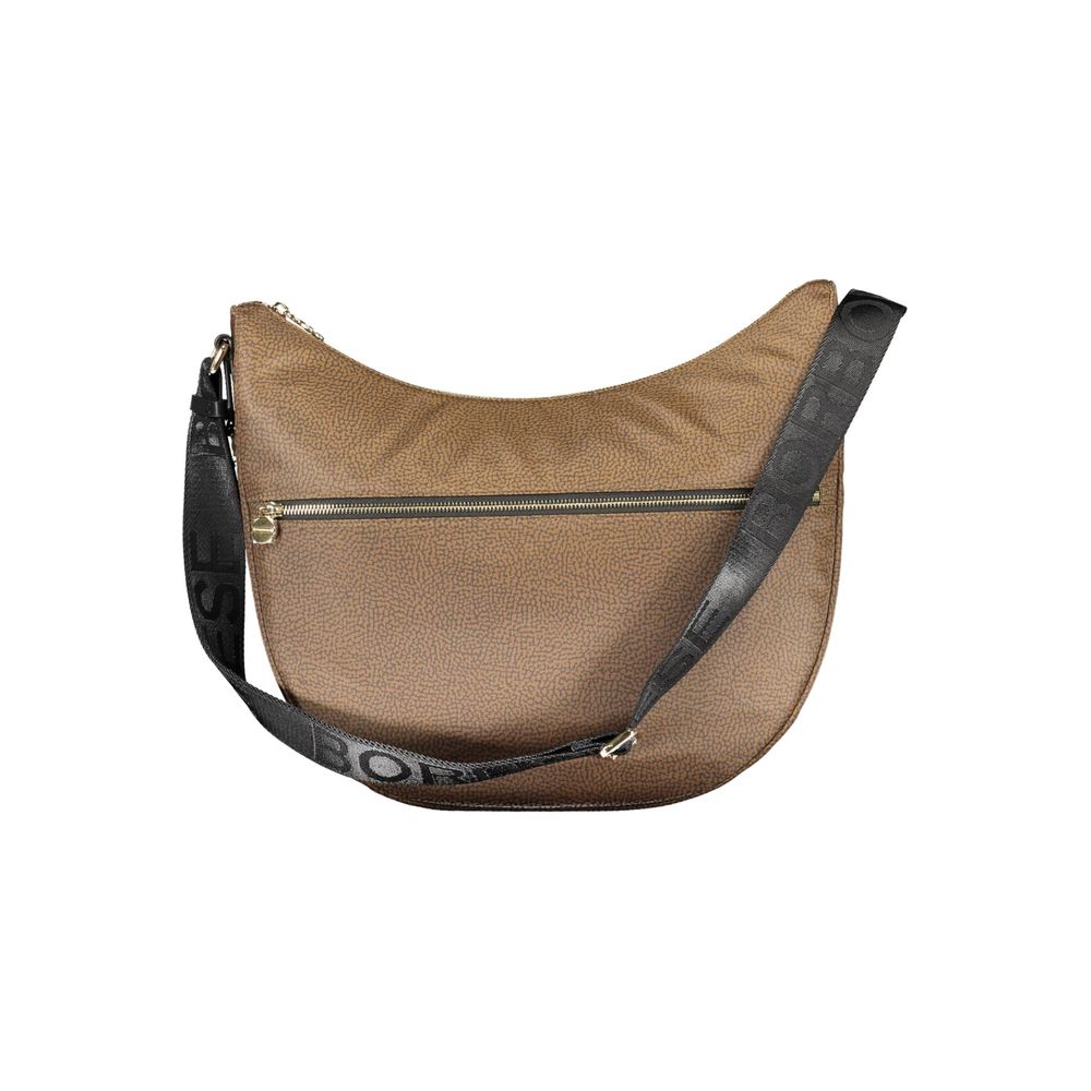 Borbonese Braune Polyester Handtasche