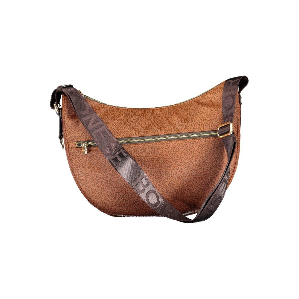 Borbonese Braune Polyester Handtasche