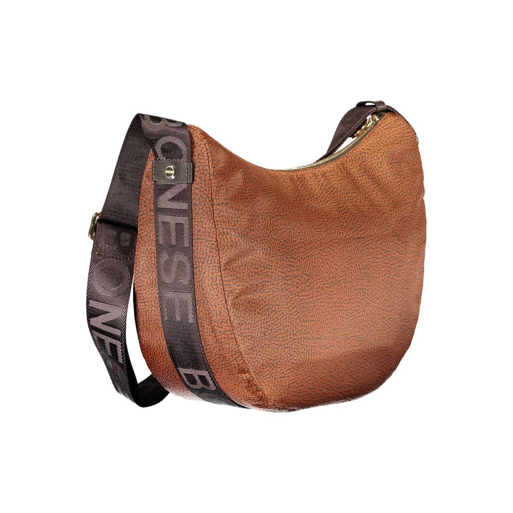 Borbonese Braune Polyester Handtasche