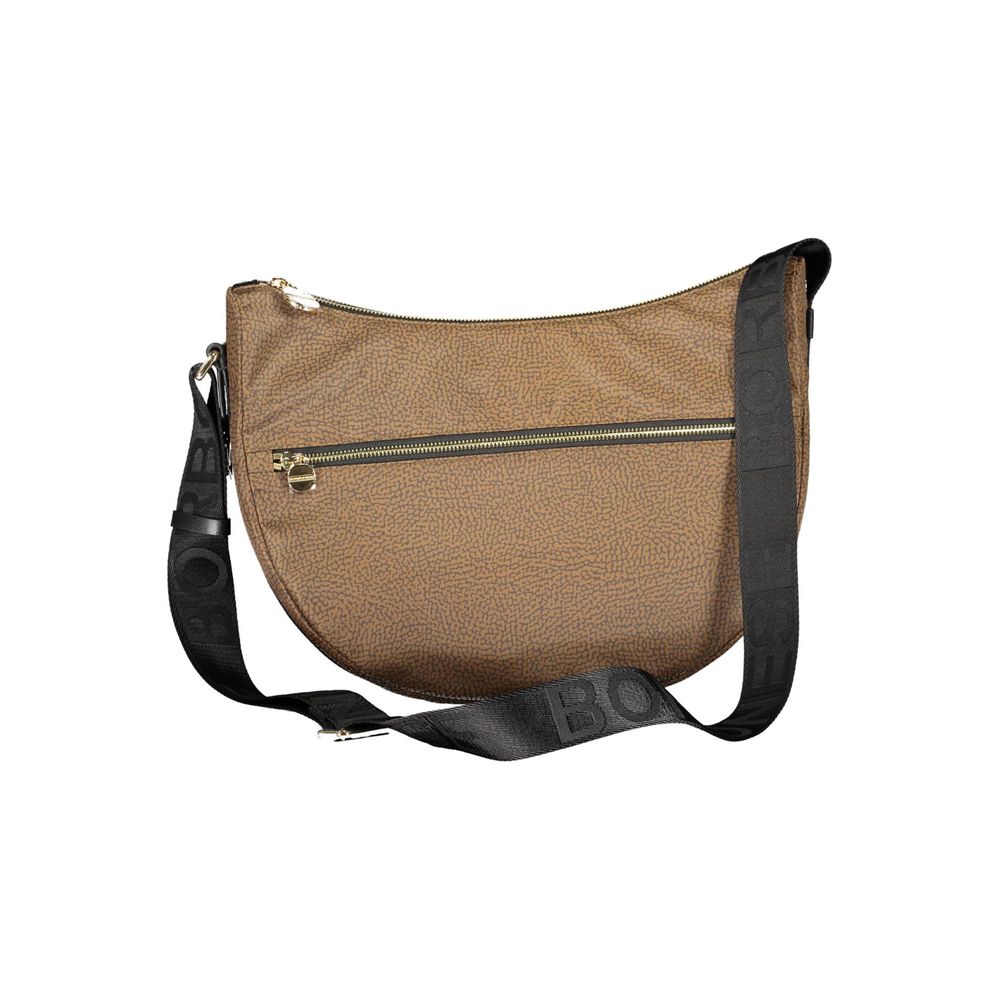 Borbonese Braune Polyester Handtasche