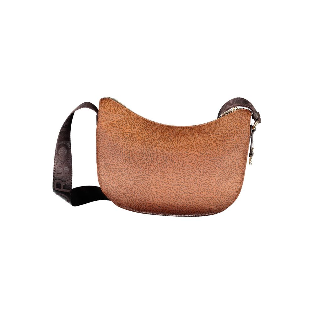 Borbonese Braune Polyester Handtasche