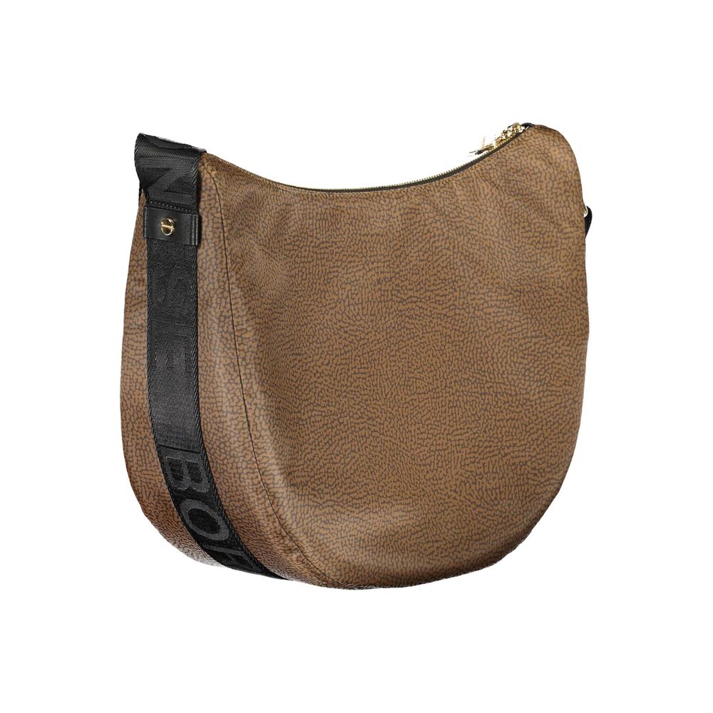 Borbonese Braune Polyester Handtasche