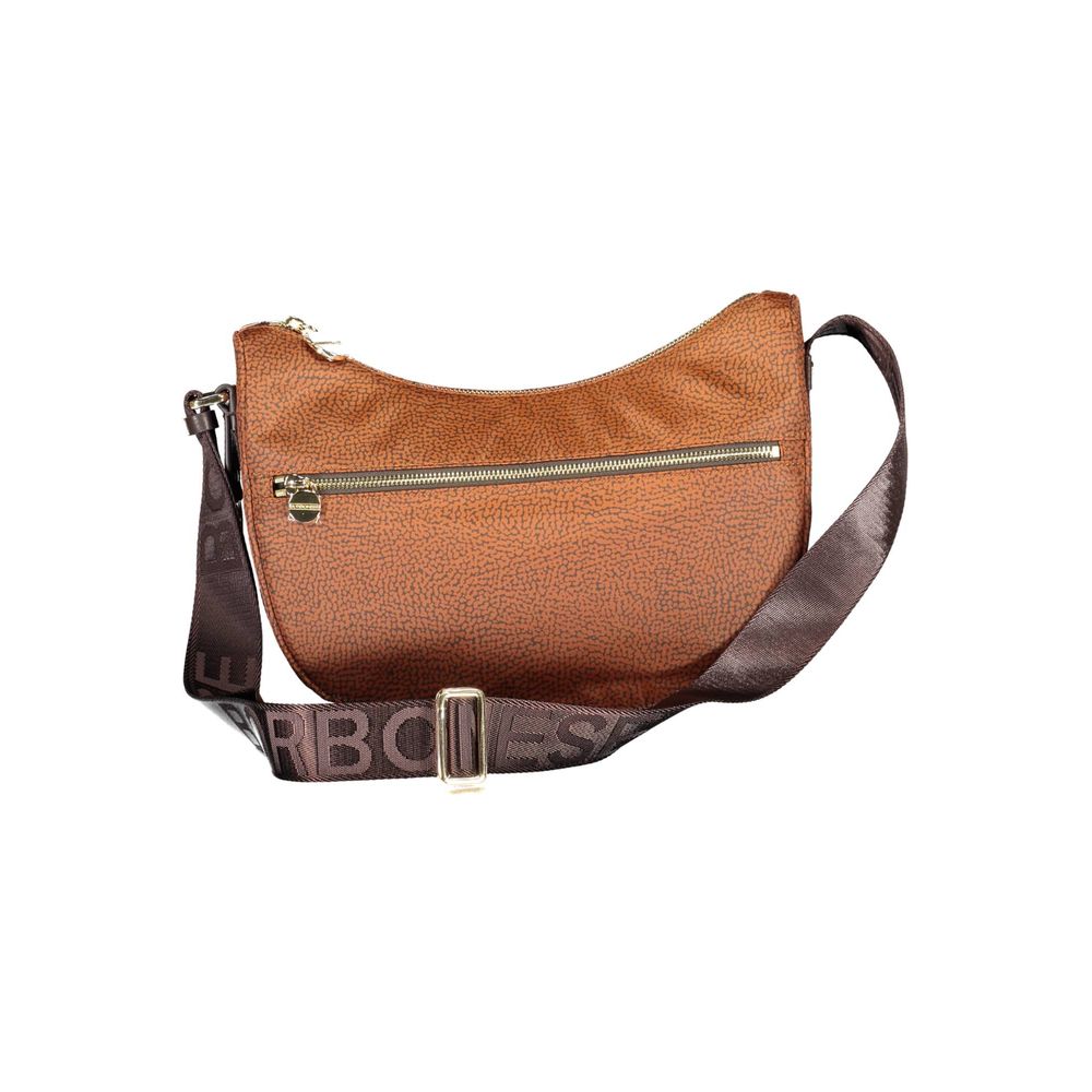 Borbonese Braune Polyester Handtasche