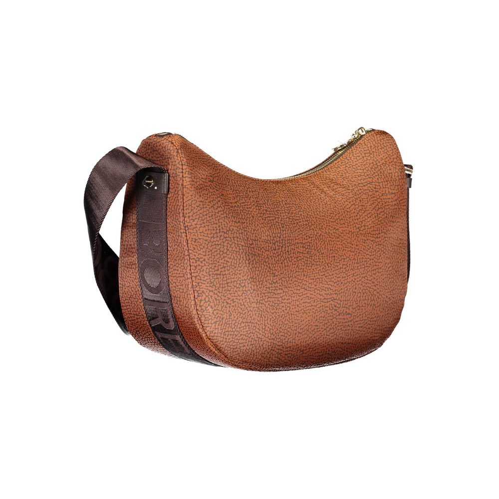 Borbonese Braune Polyester Handtasche