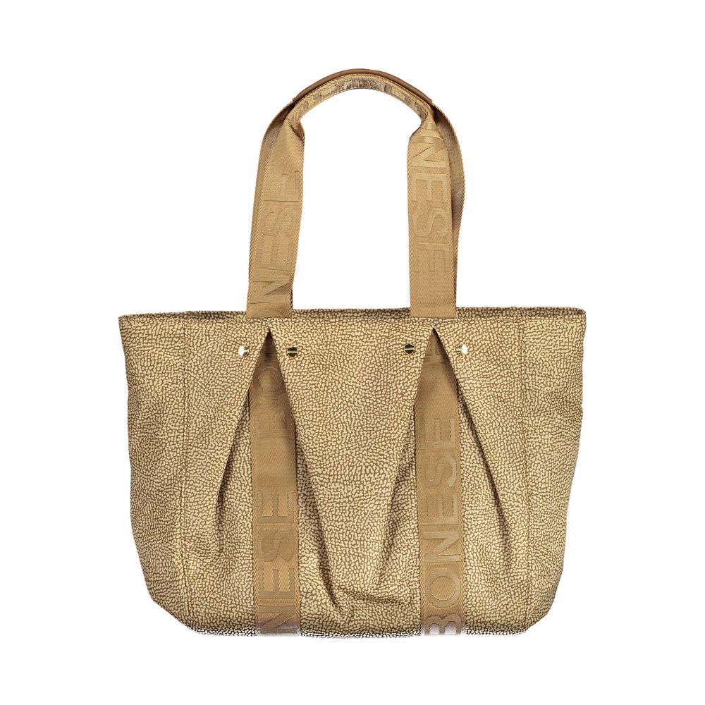 Borbonese Beige Polyester Handtasche