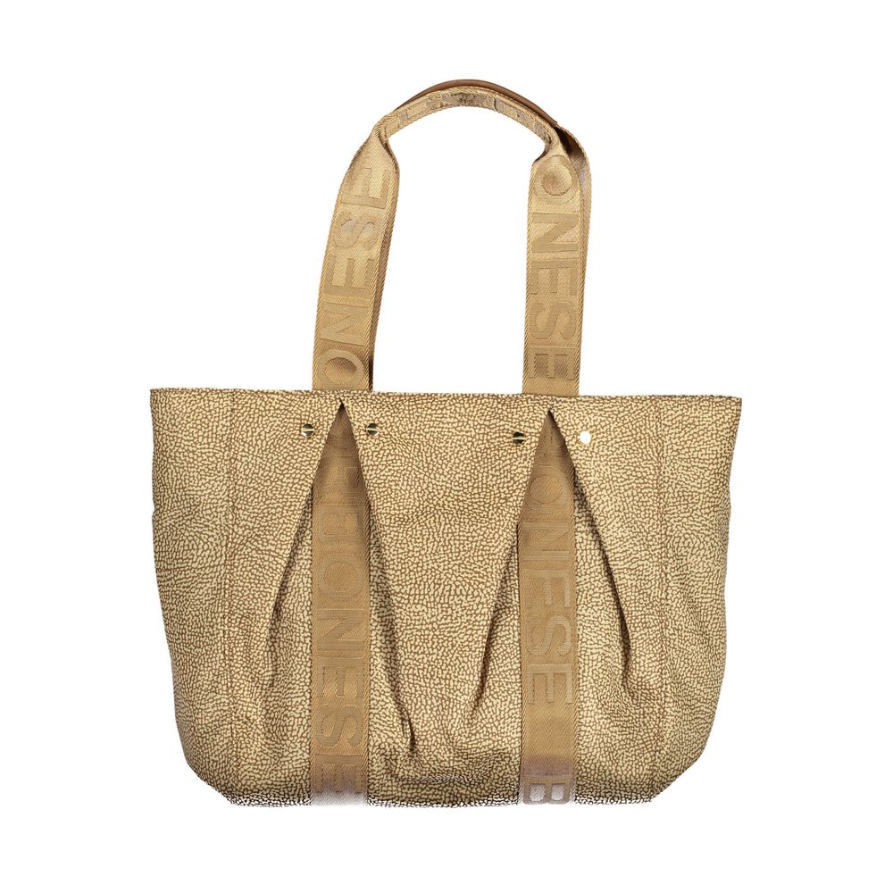 Borbonese Beige Polyester Handtasche