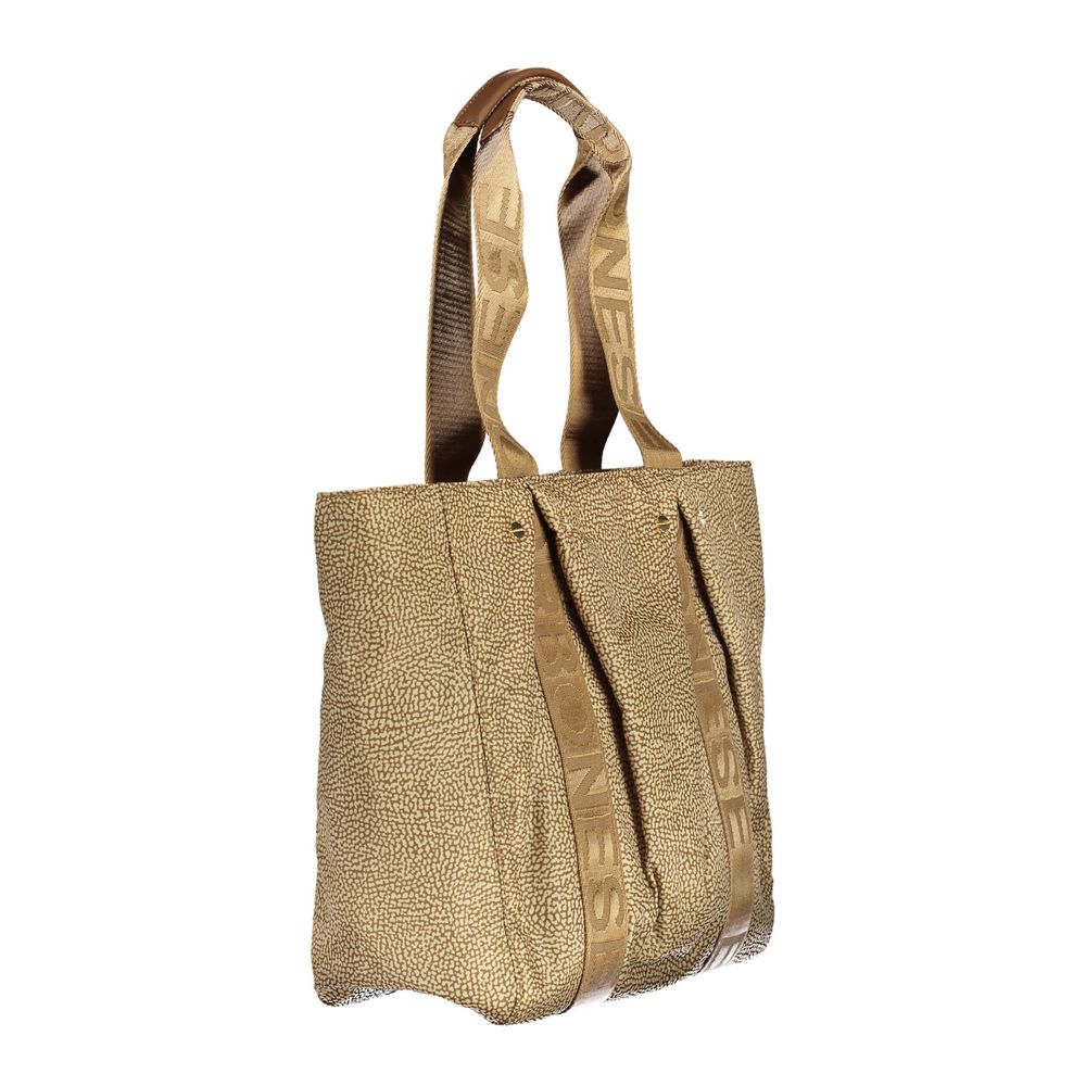 Borbonese Beige Polyester Handtasche