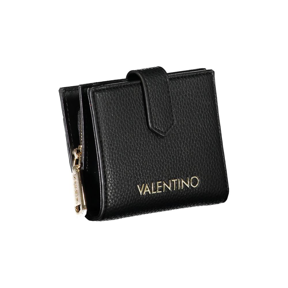 Valentino Bags Schwarzes Portemonnaie aus Polyethylen