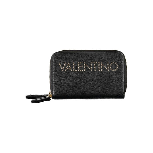 Valentino Bags Schwarzes Portemonnaie aus Polyethylen