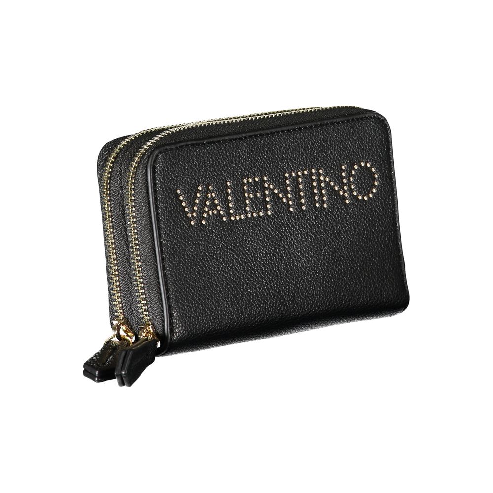 Valentino Bags Schwarzes Portemonnaie aus Polyethylen