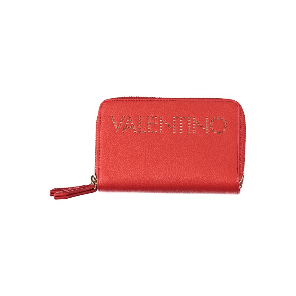 Valentino Bags Rotes Portemonnaie aus Polyethylen