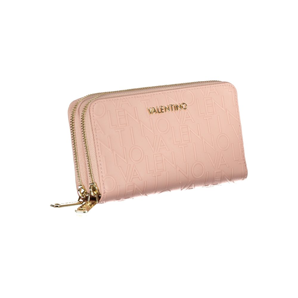 Valentino Bags Portemonnaie aus rosa Polyethylen