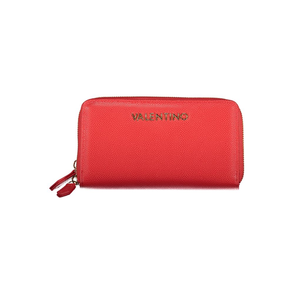 Valentino Bags Rotes Portemonnaie aus Polyethylen