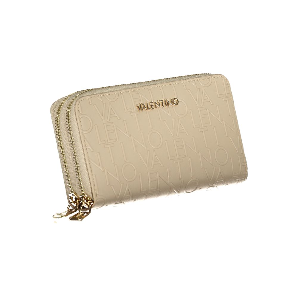 Valentino Bags Beige Polyethylen Brieftasche