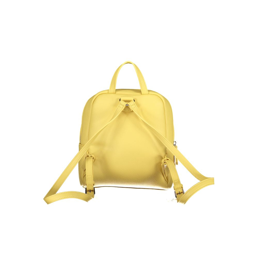 Valentino Bags Gelber Polyethylen-Rucksack