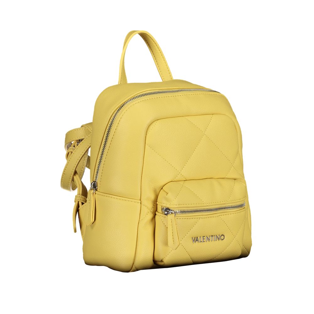 Valentino Bags Gelber Polyethylen-Rucksack