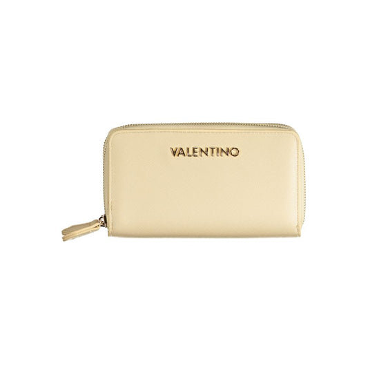 Valentino Bags Beige Polyethylen Brieftasche