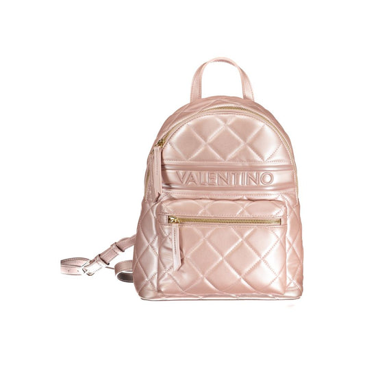 Valentino Bags Rosa Polyethylen-Rucksack