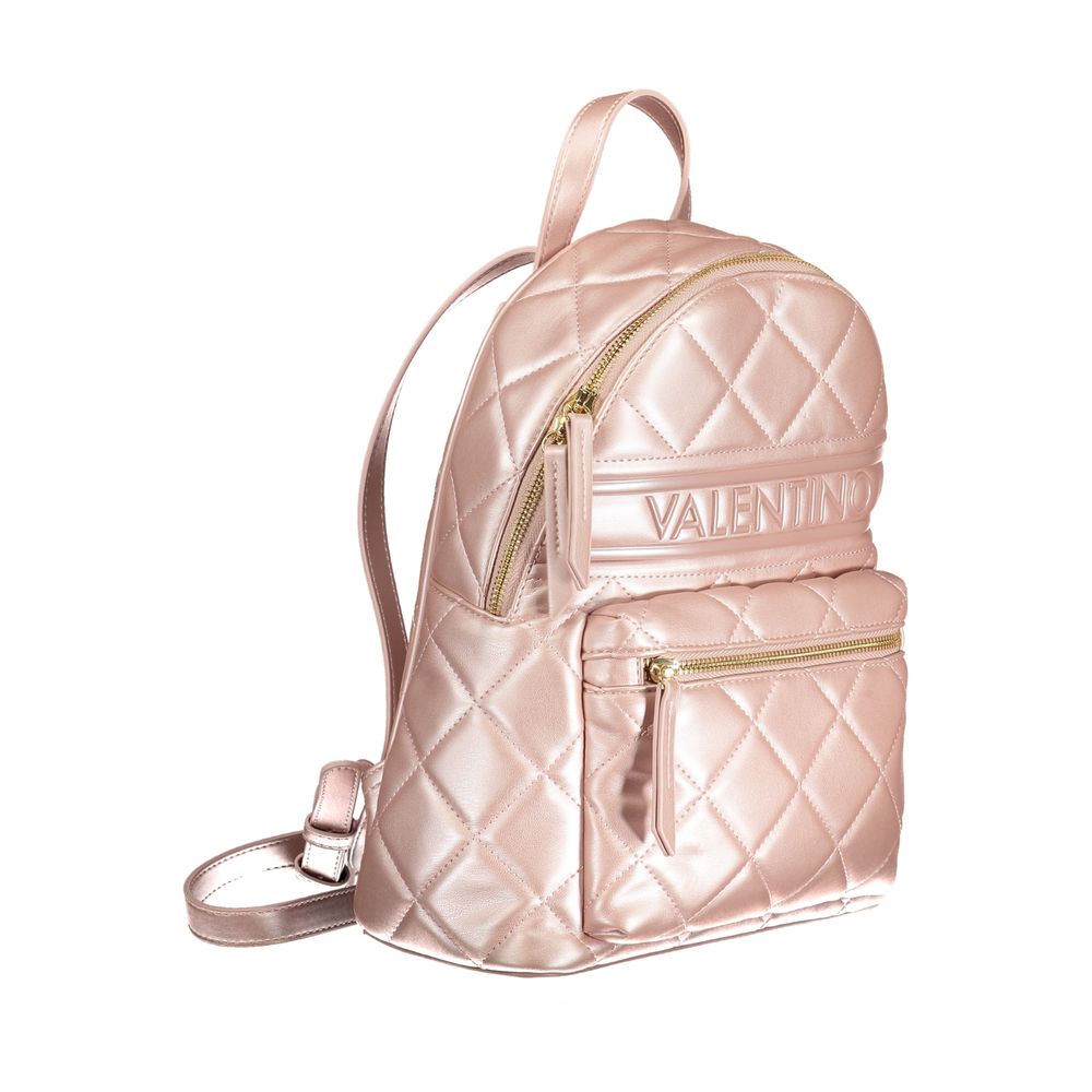 Valentino Bags Rosa Polyethylen-Rucksack