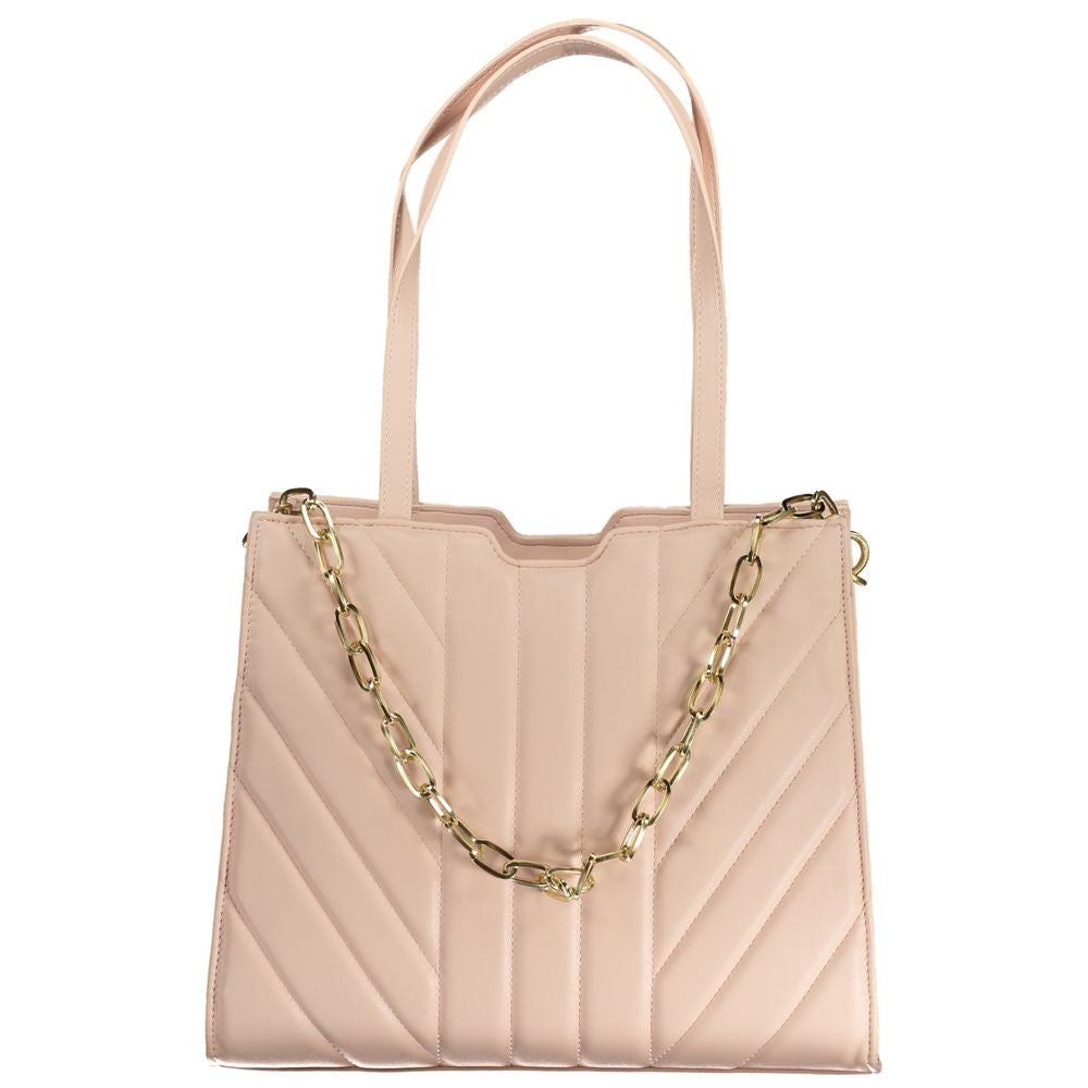 Valentino Bags Rosa Polyethylen-Handtasche