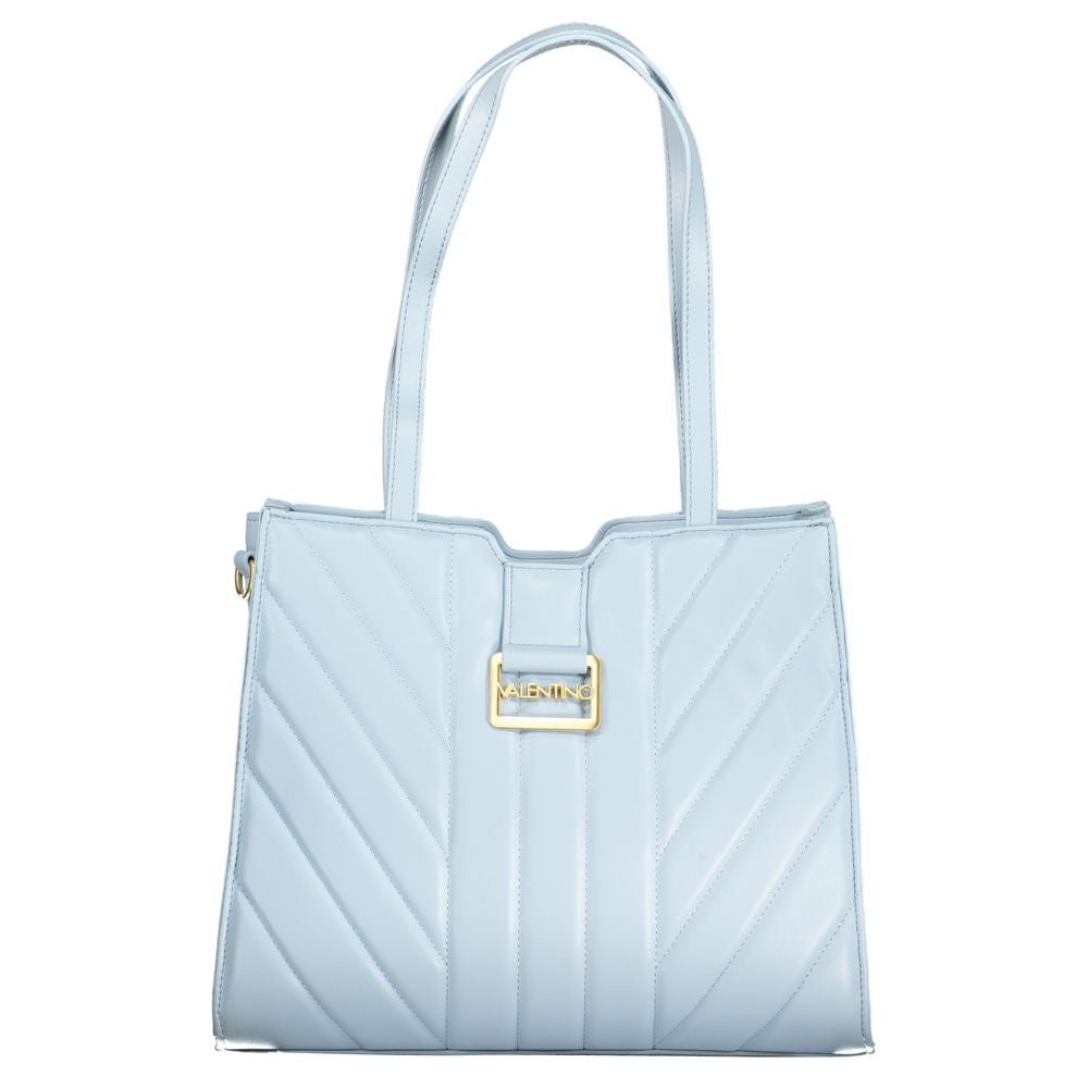 Valentino Bags Hellblaue Polyethylen-Handtasche