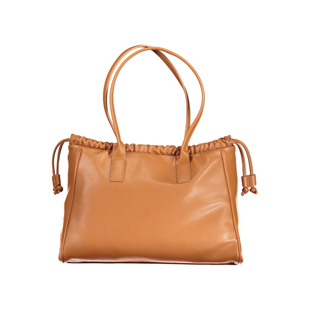 Valentino Bags Braune Polyethylen-Handtasche