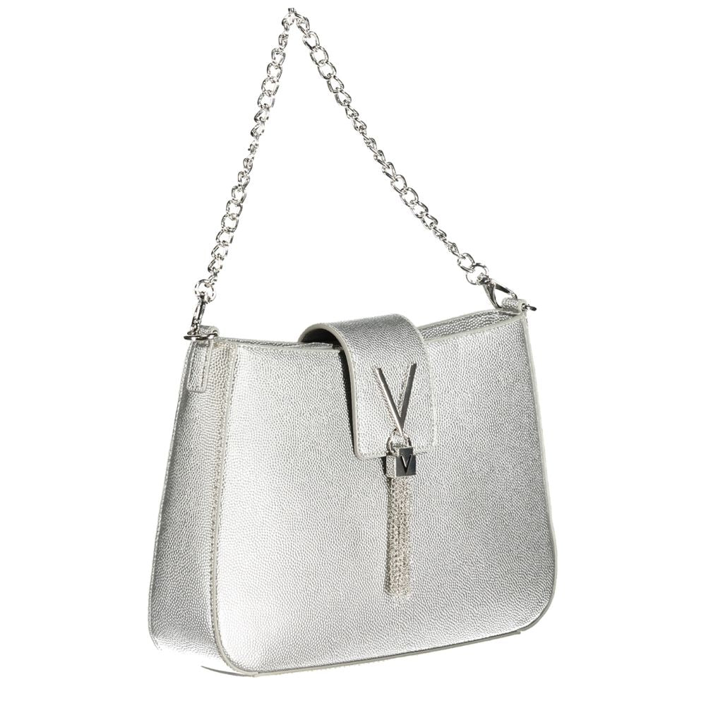 Valentino Bags Silberne Polyethylen-Handtasche