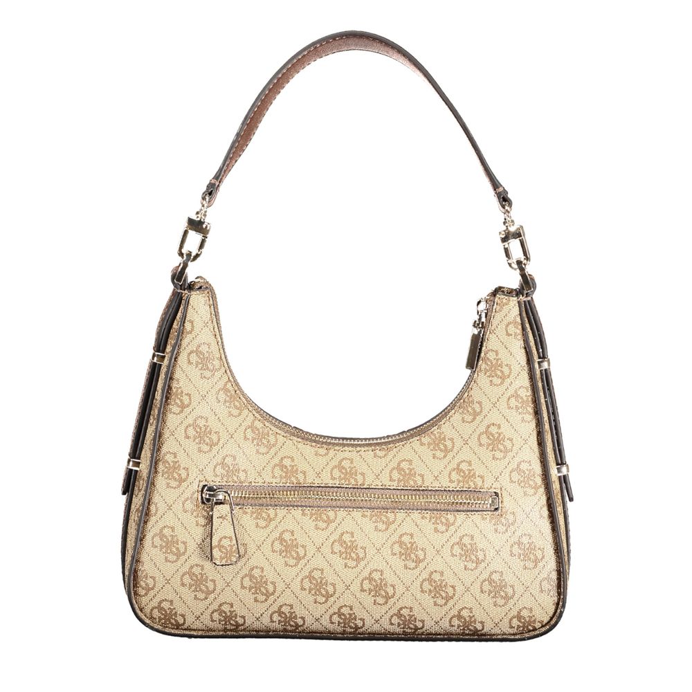 Guess Jeans Beige Polyethylen Handtasche