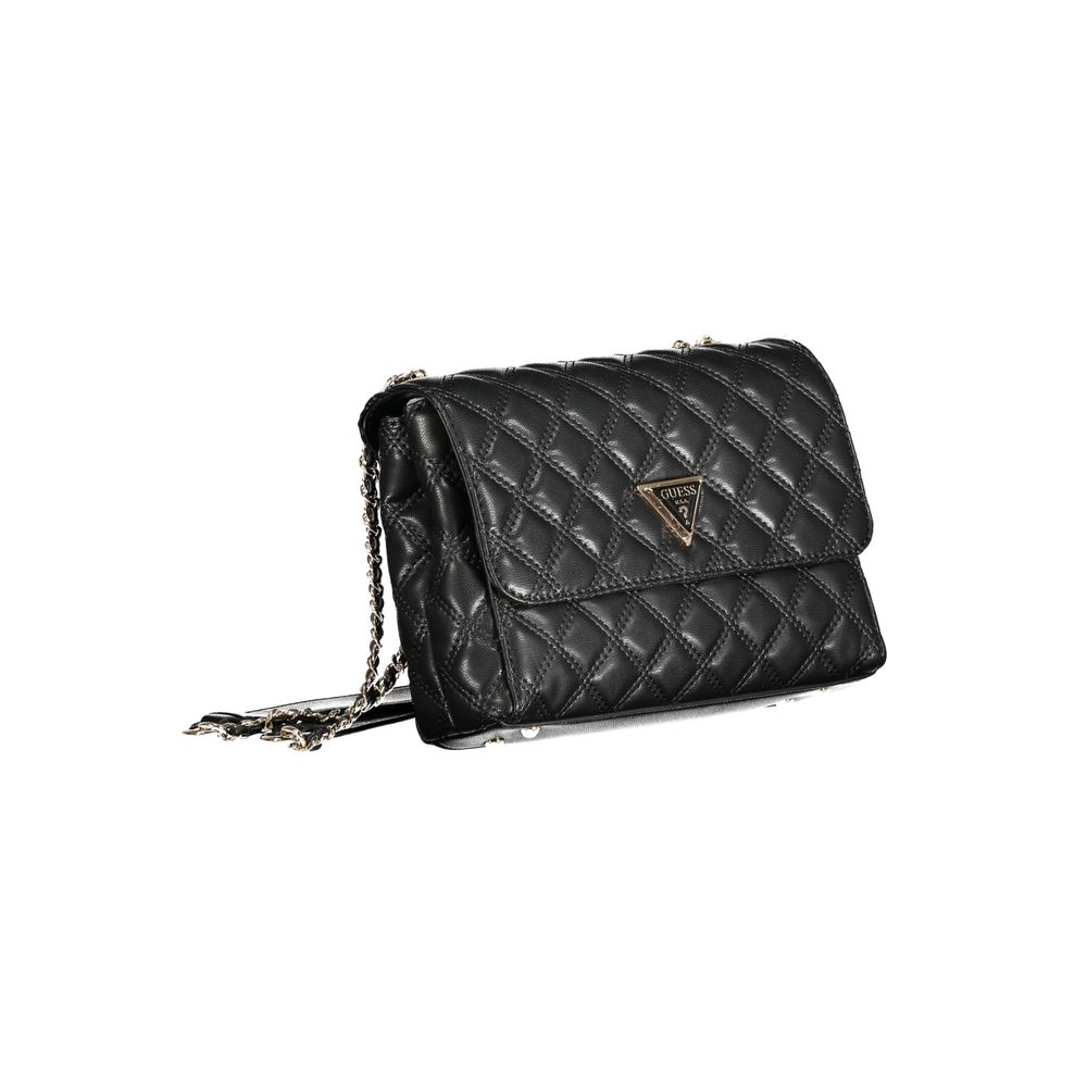 Guess Jeans Schwarze Polyethylen-Handtasche